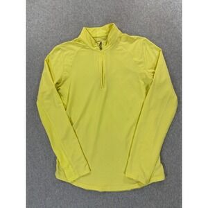San Soleil 1/4 Zip Tennis Golf Pullover Shirt (Women's‎ Medium)  Yellow